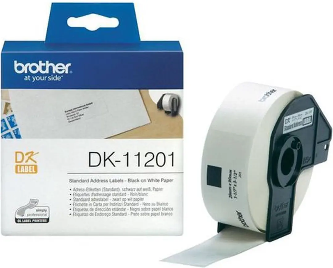 Brother DK-11201 Adresetiketten 29x90mm - 400 Stuks - afbeelding 6 van 6