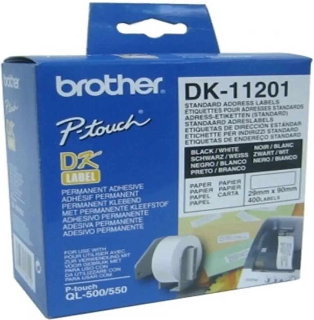 Brother DK-11201 Adresetiketten 29x90mm