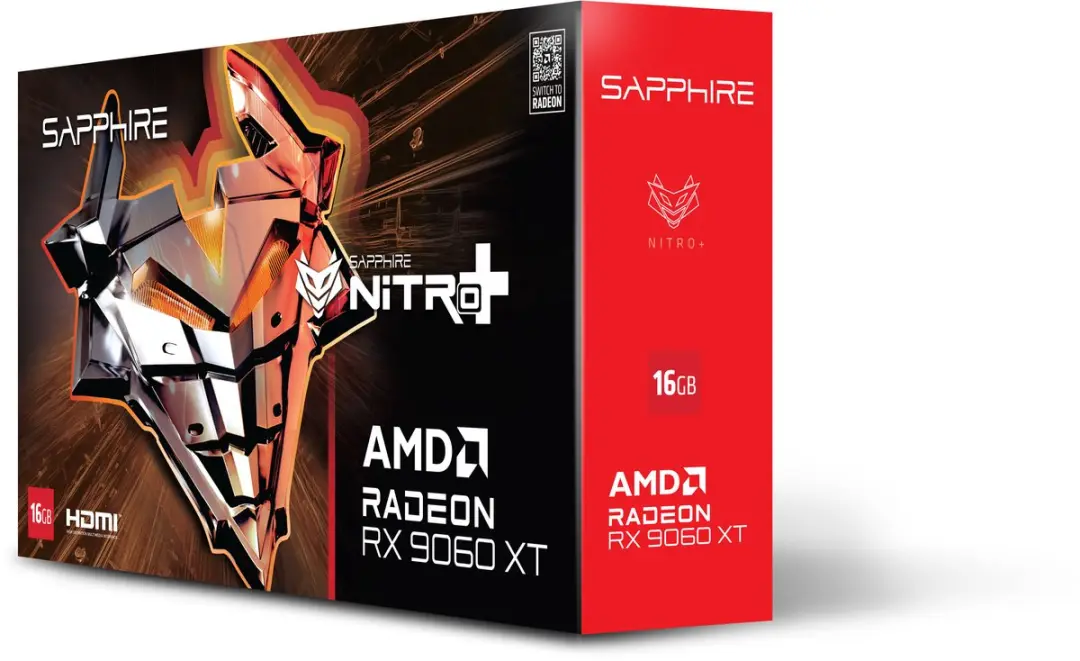 Sapphire NITRO RX 9060 XT Gaming OC 16GB