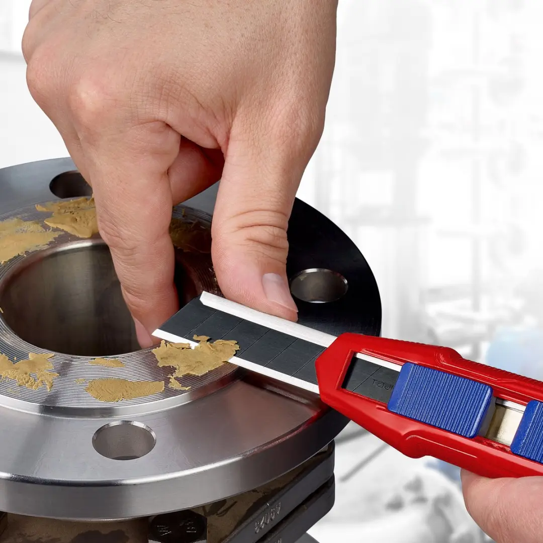 Knipex CutiX Mes 90 10 165 BK - Rood/Blauw
