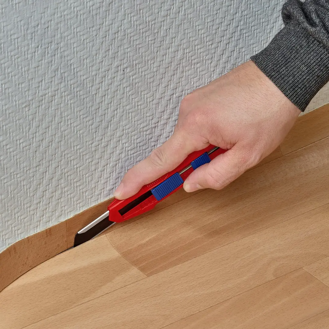 Knipex CutiX Mes 90 10 165 BK - Rood/Blauw