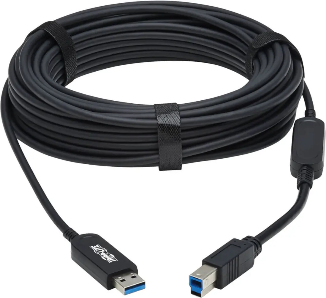 Tripp Lite U328F-20M USB-kabel USB-A naar USB-B - Zwart