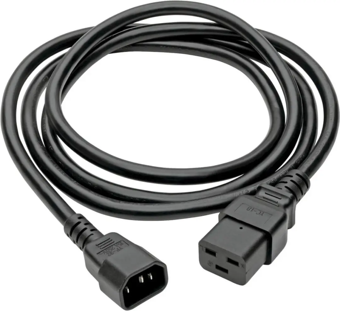 Tripp Lite P047-004 Elektriciteitssnoer 1,22m C19-C14 - Zwart