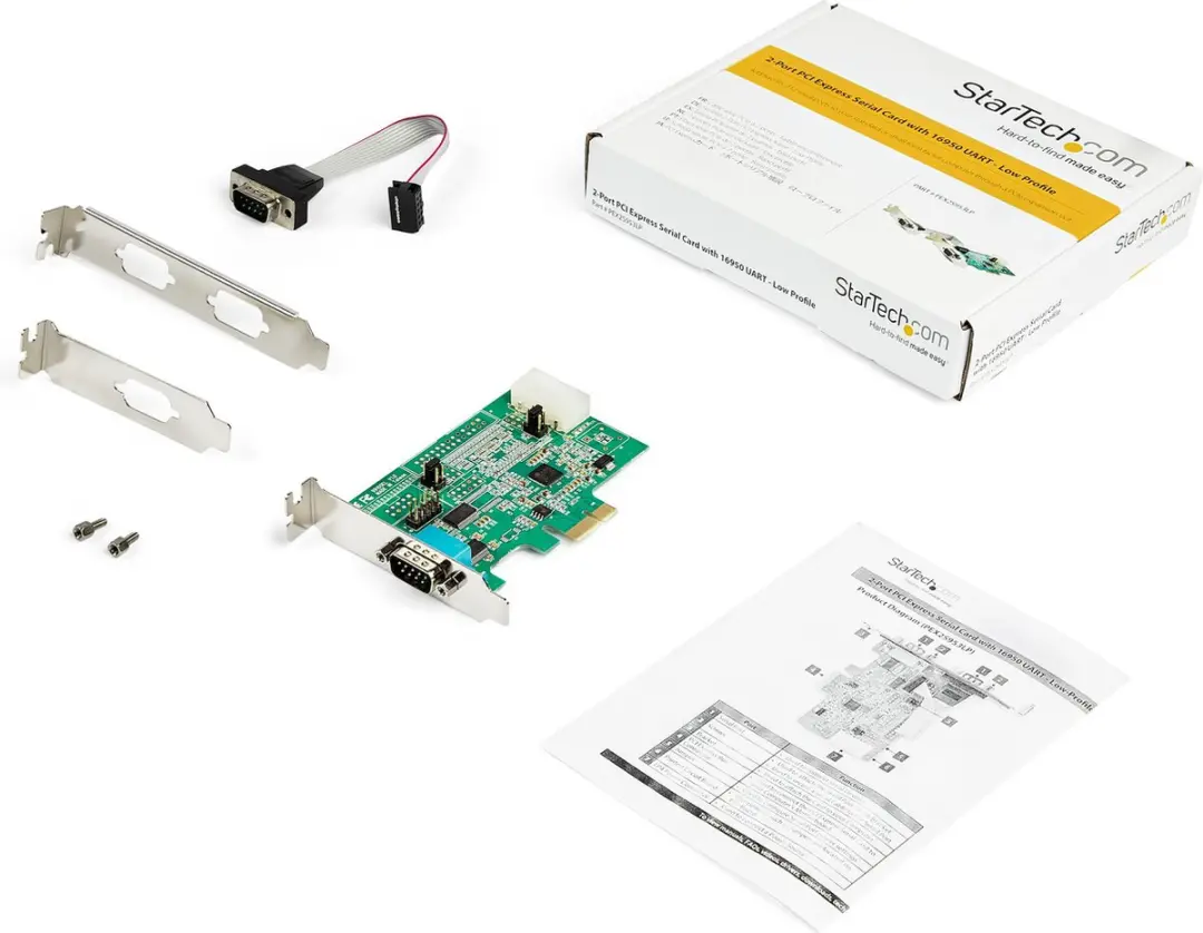 Startech PEX2S953LP PCI-kaart