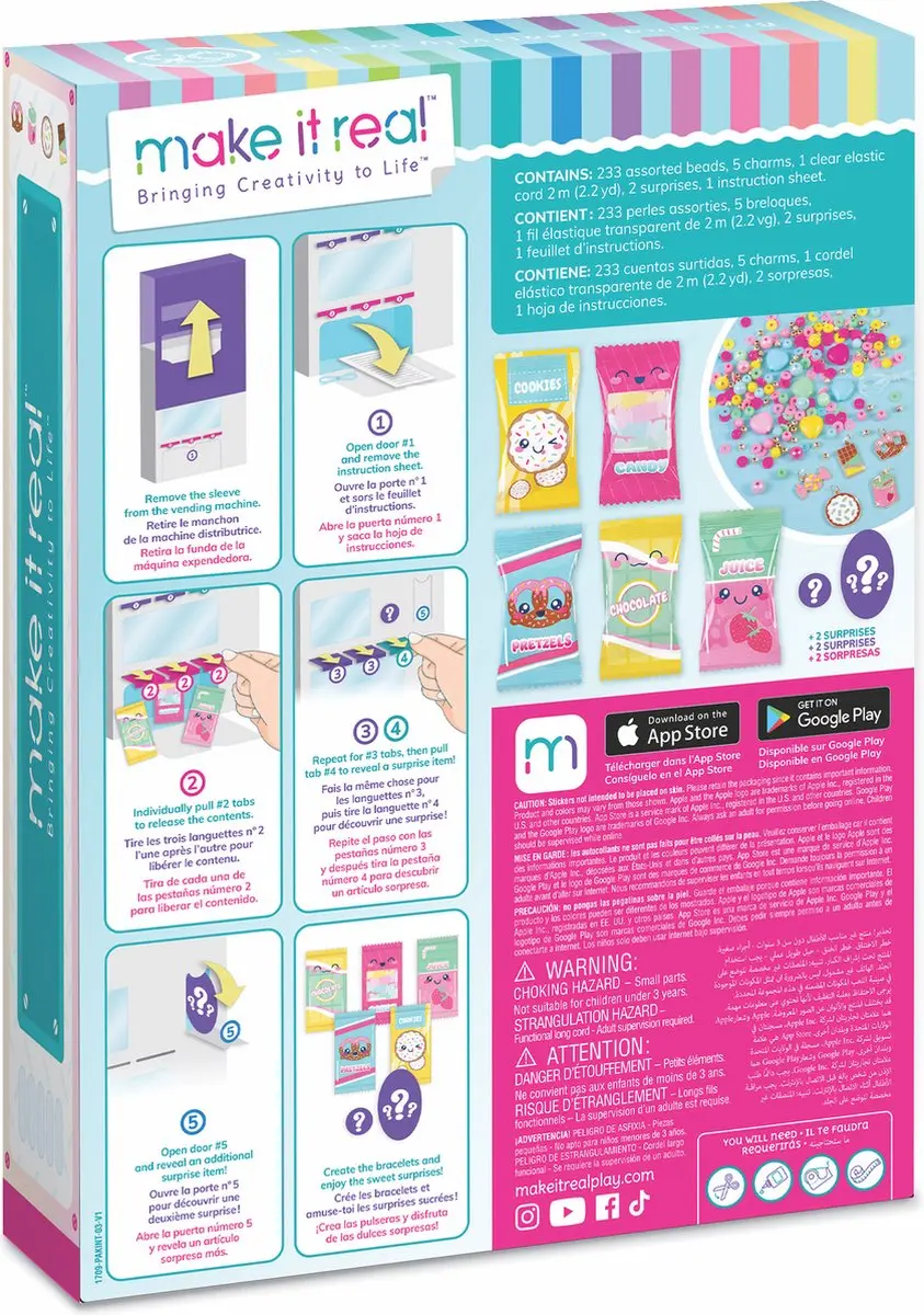 Snacks Armband Automaat - Multikleur - 242 Stuks