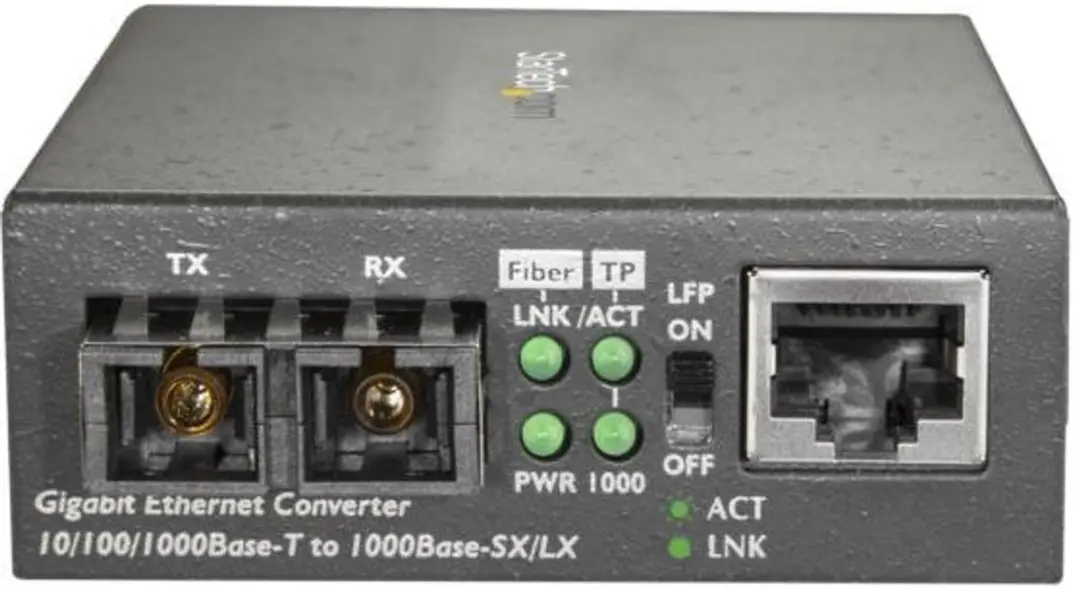 Startech Glasvezel Media Converter MCMGBSCSM10 - 1000Base-LX - 10km