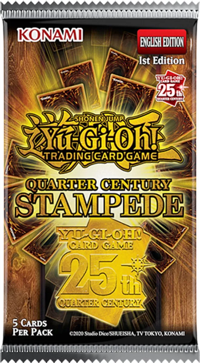 Konami Yu-Gi-Oh! Quarter Century Stampede Booster