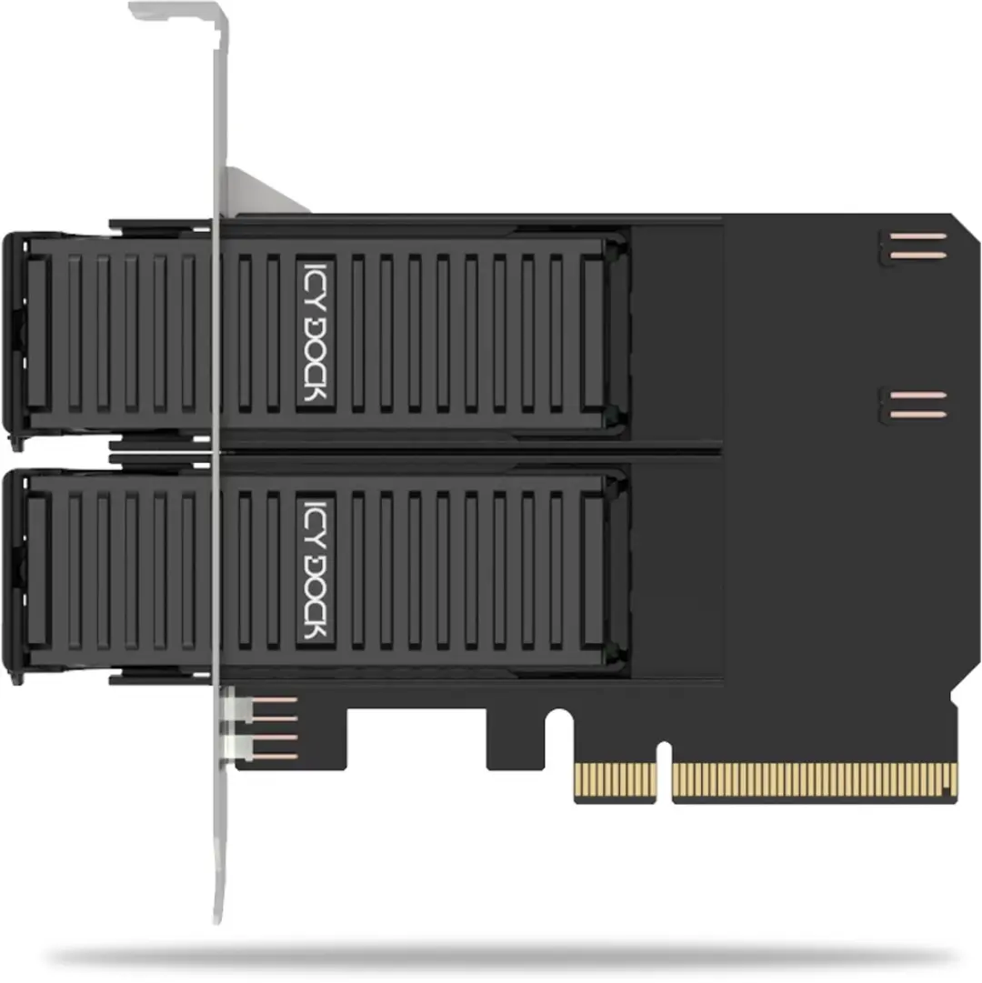 Icy Dock MB312M4P-B interfacekaart/-adapter M.2, PCIe