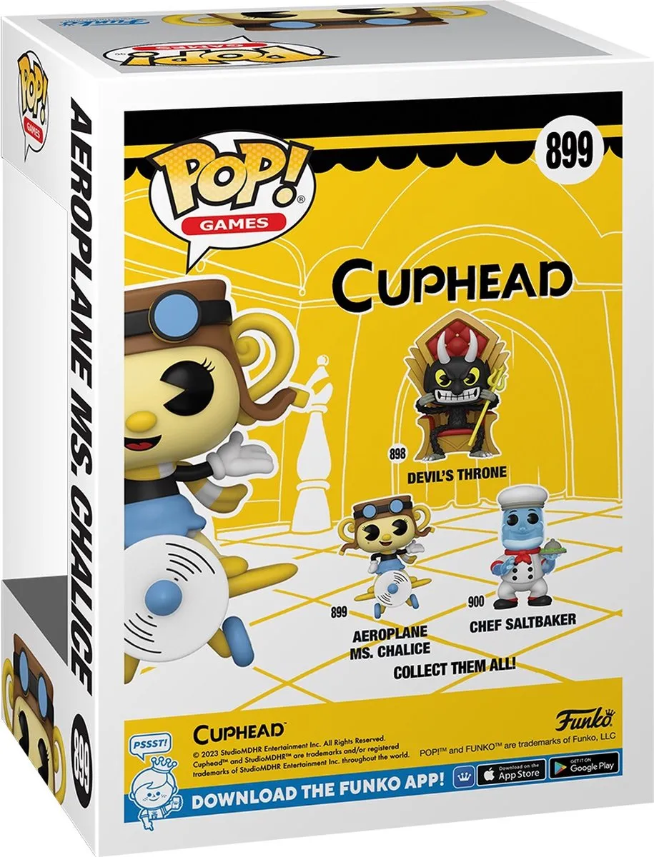 Funko POP! Games Cuphead Aeroplane Chalice - 9cm - Multicolor
