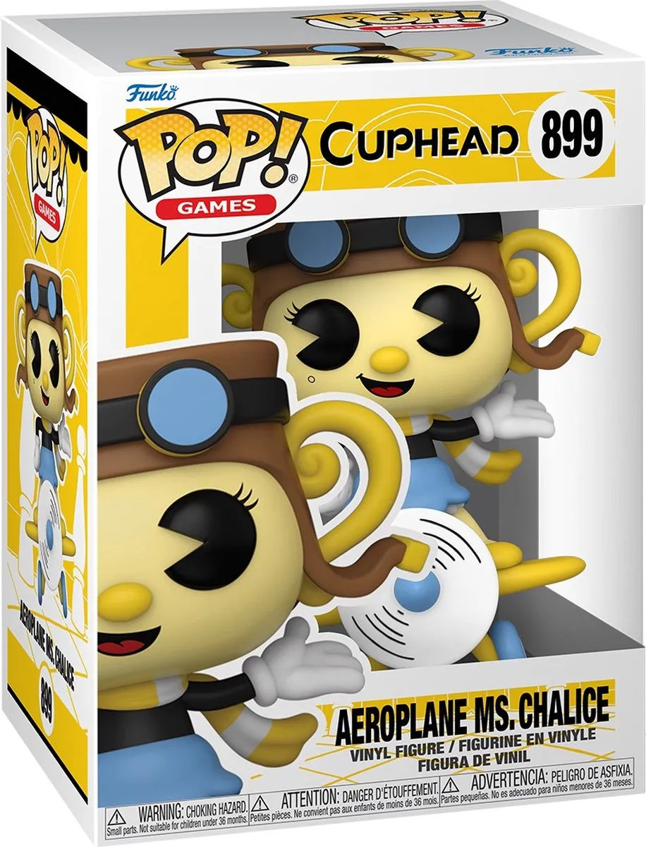 Funko POP! Games Cuphead Aeroplane Chalice - 9cm - Multicolor