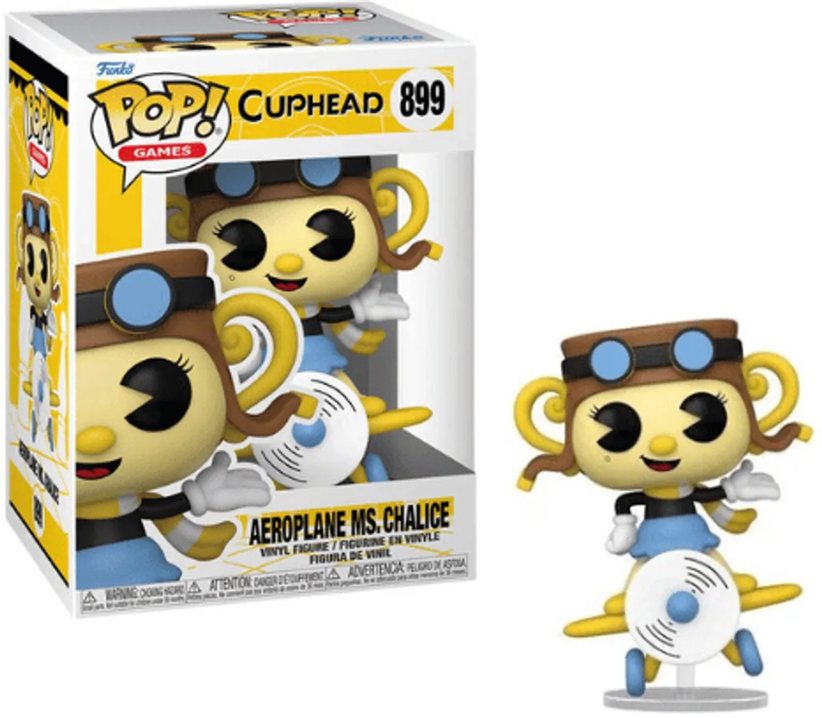Funko POP! Games Cuphead Aeroplane Chalice - 9cm - Multicolor