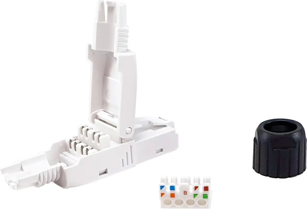 Equip Cat6 RJ45 Stecker - 5 Stuks - Zwart/Wit