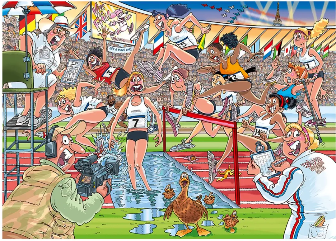 Jumbo Wasgij Original 44 Summer Games! Puzzel - 1000 Stukjes - Meerkleurig