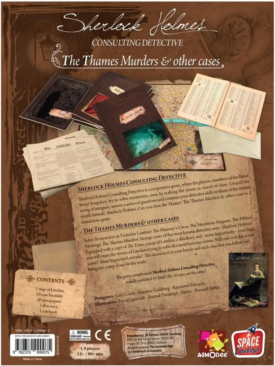 Sherlock Holmes Consulting Detective Bordspel
