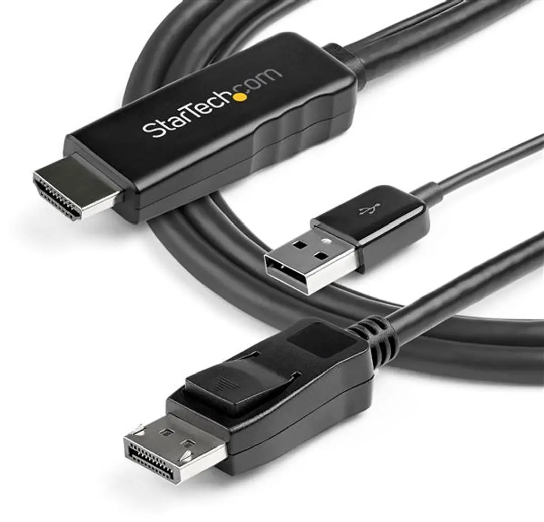 Startech HD2DPMM3M DisplayPort naar HDMI Adapter - 3m - Zwart