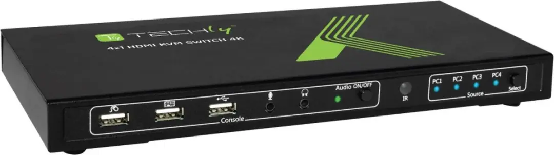 TECHly IDATA-KVM-HDMI4U KVM-switch HDMI 4 Poorten - 4K