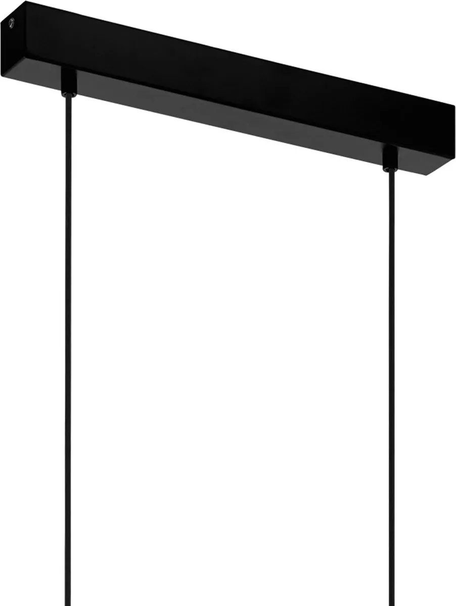 Eglo Townshend Hanglamp E27 - 70cm - Zwart/Bruin