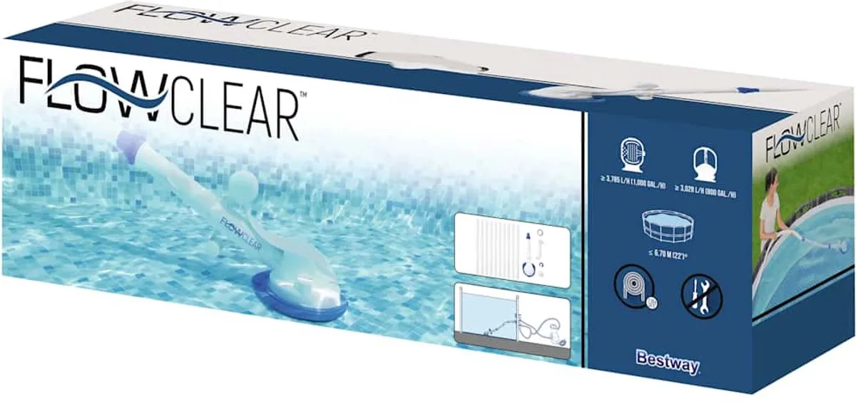 Bestway Flowclear AquaSweeper Automatische Zwembadstofzuiger - Blauw