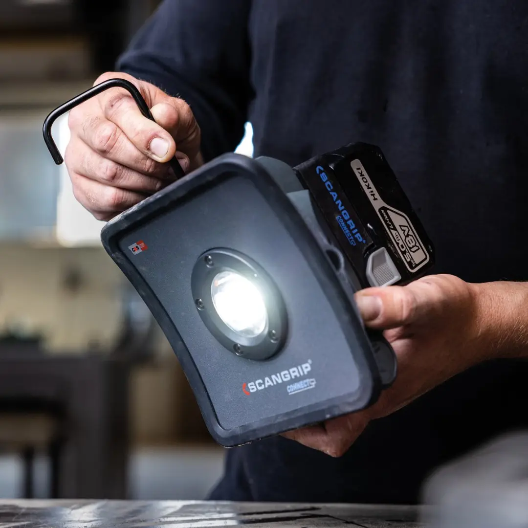 Scangrip NOVA 2 CONNECT Bouwlamp 2000 Lumen - 03.6100C Zwart - afbeelding 5 van 6
