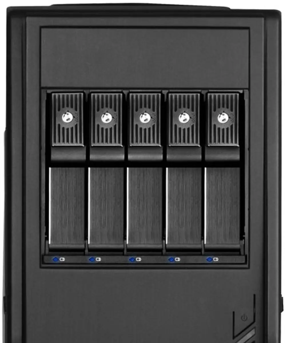 SilverStone SST-FS305-12G Disk Array - 5 Sloten - Zwart
