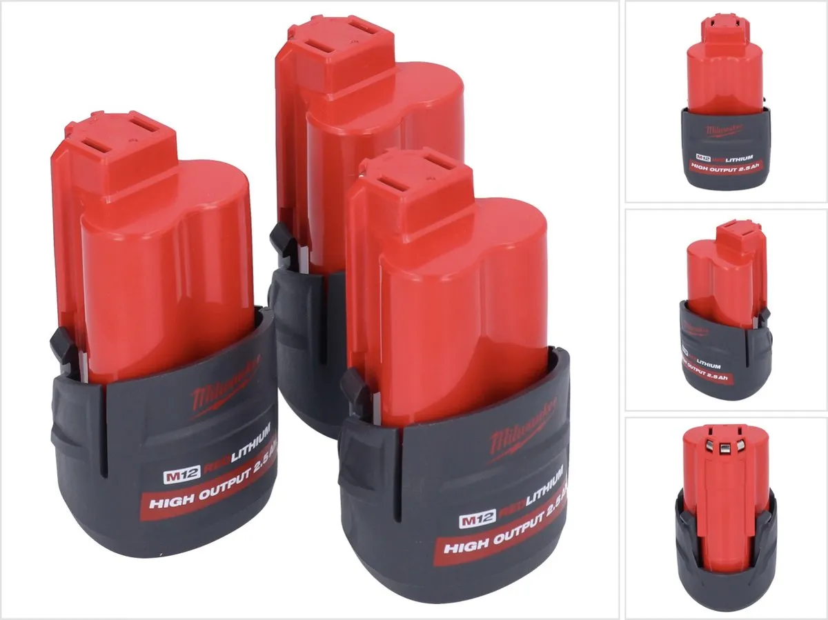 Milwaukee M12 HB2.5 High Output Accu