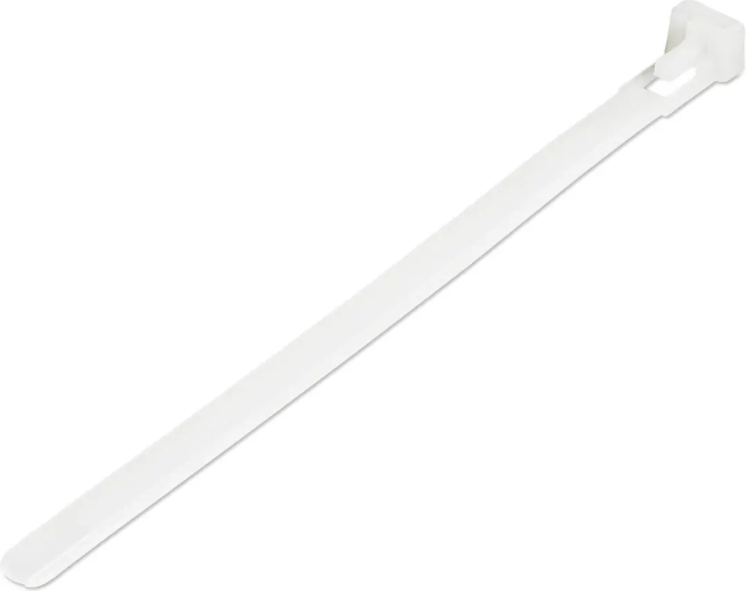 Startech Witte Herbruikbare Kabelbinders 150mm