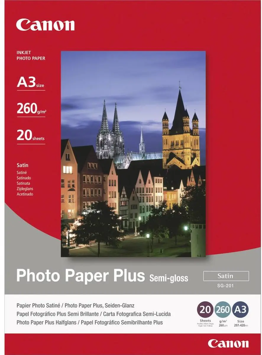 Canon SG-201 Fotopapier A3 - 20 Vel Wit - afbeelding 6 van 6