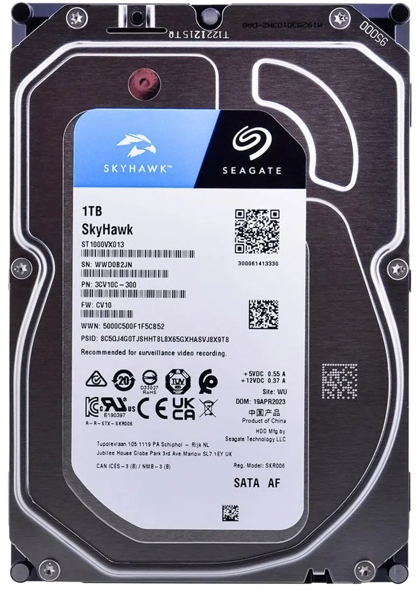 Seagate SkyHawk ST1000VX013 Interne Harde Schijf 1TB