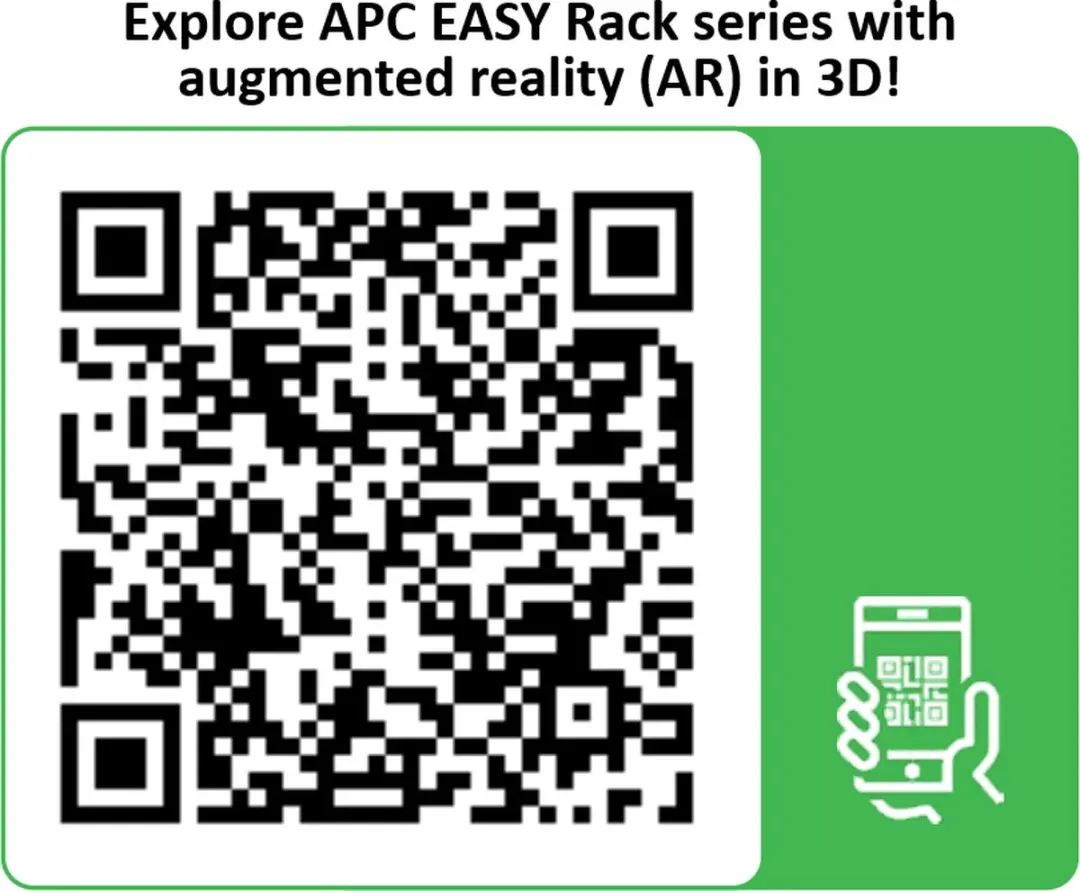APC Easy Rack ER6402 Vrijstaand Rack - Zwart