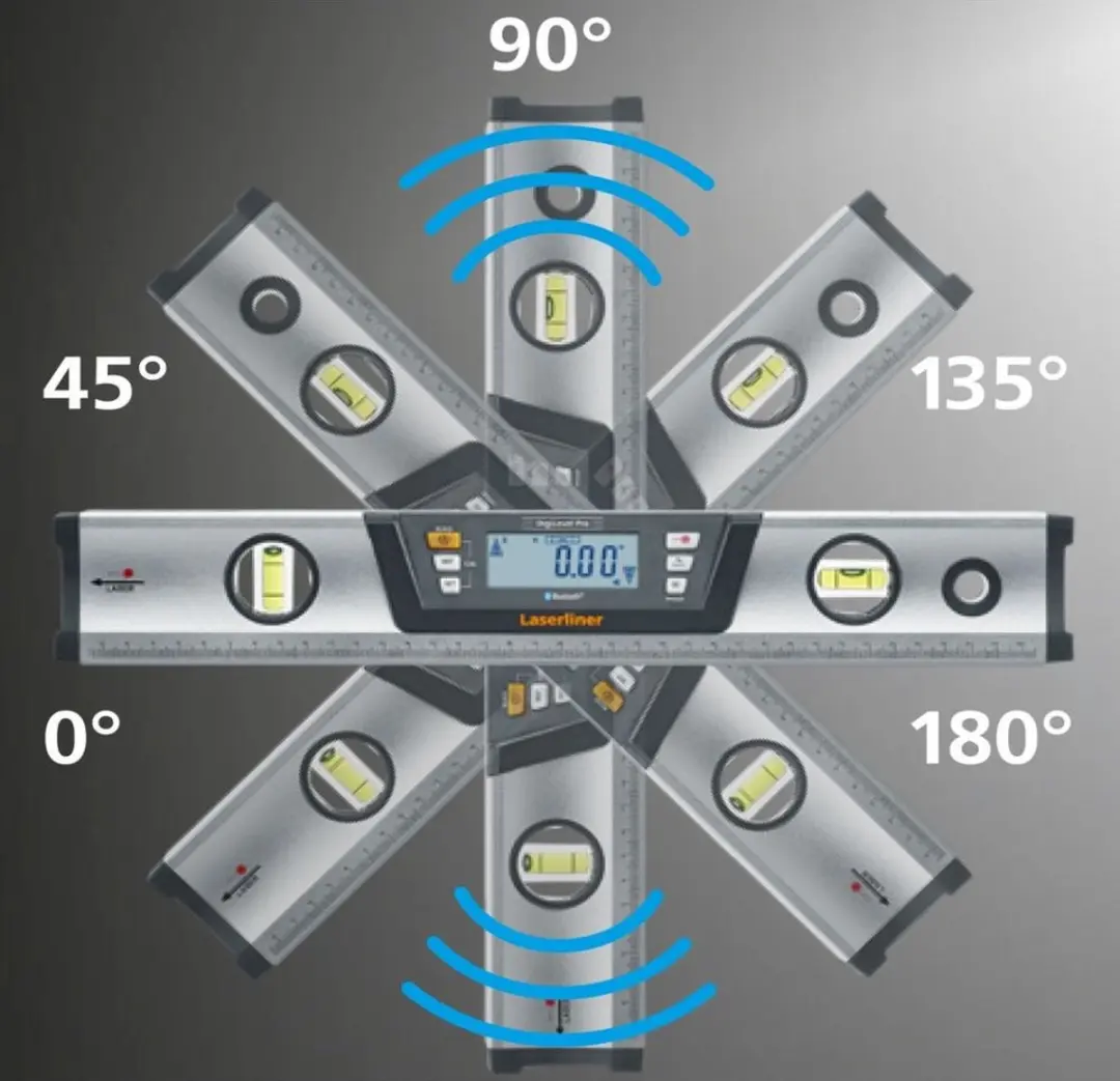 Laserliner Digilevel Pro 120 BLE - Zilver