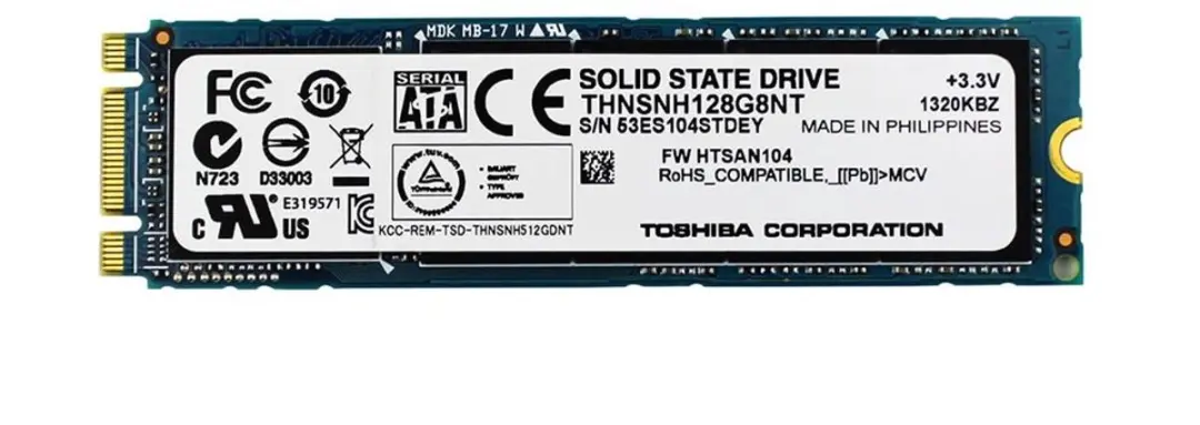 Toshiba HG5d THNSNH128G8NT M.2 SSD