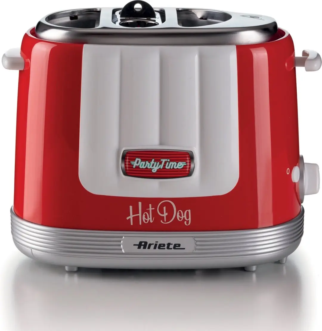 Ariete 0206/00 Hotdogmaker 650W - 2 Sleuven - Rood - afbeelding 6 van 6