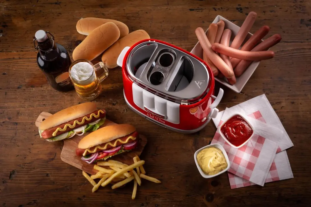 Ariete 0206/00 Hotdogmaker 650W - 2 Sleuven - Rood - afbeelding 5 van 6