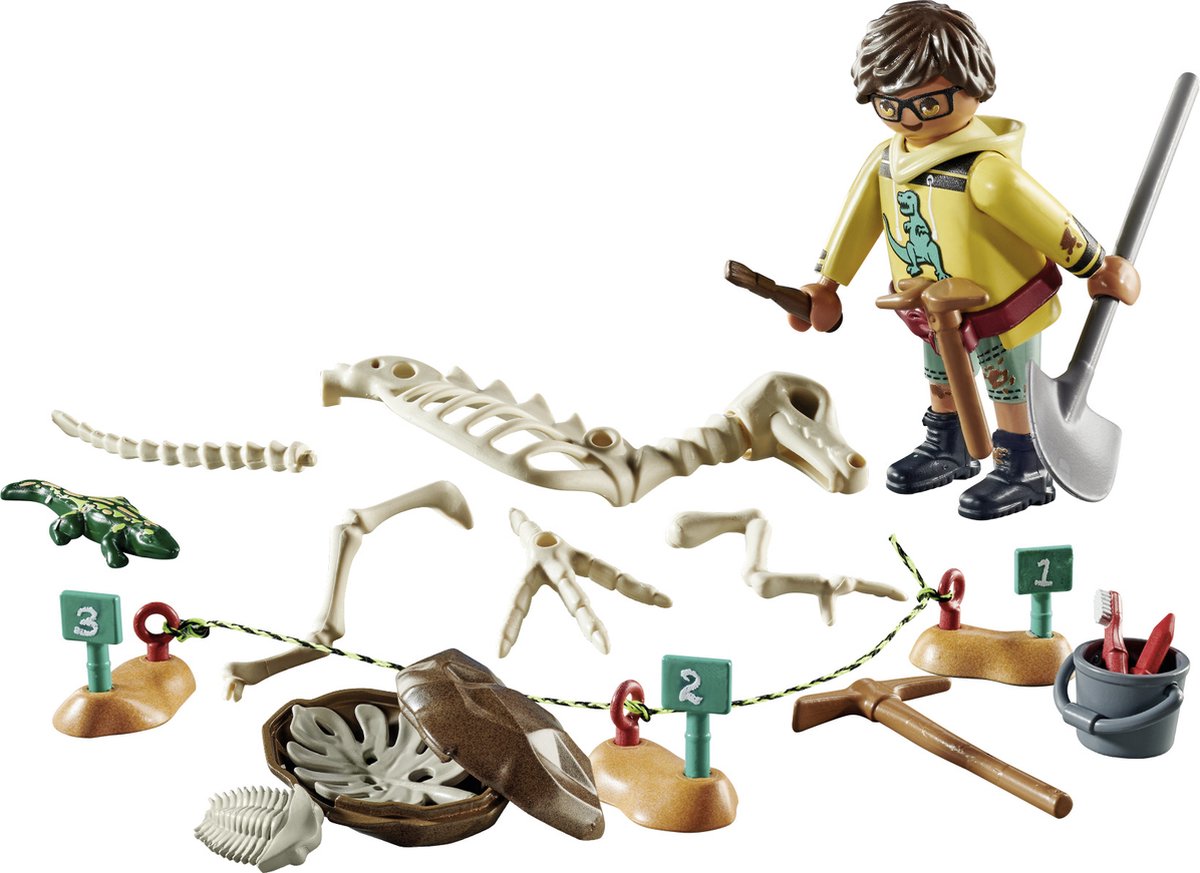 PLAYMOBIL Dinos Opgravingsplaats met dinosaurusskelet - 71527