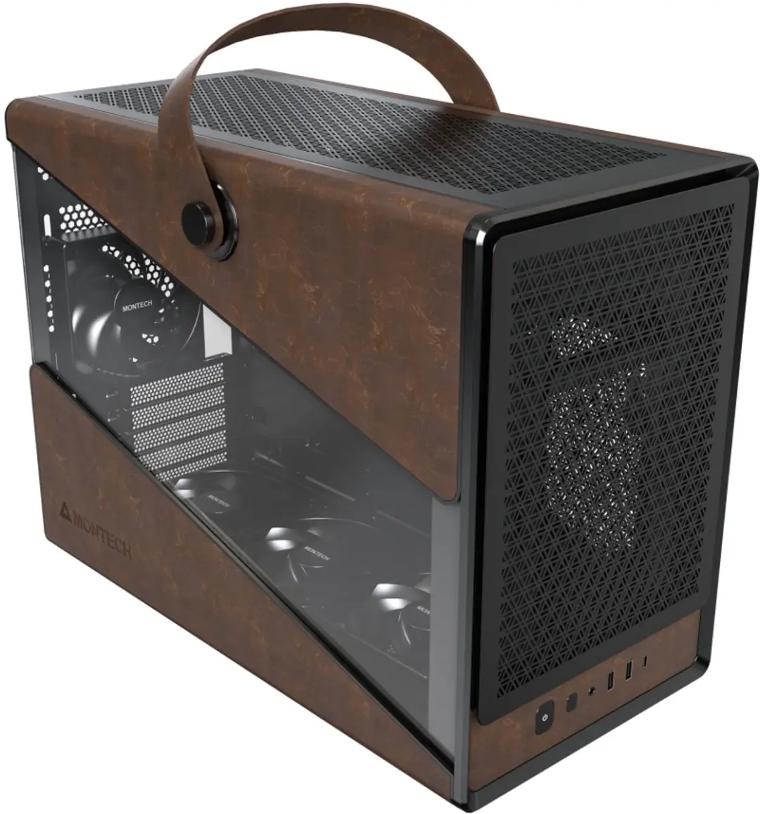 Montech Heritage PRO Midi Tower - Zwart
