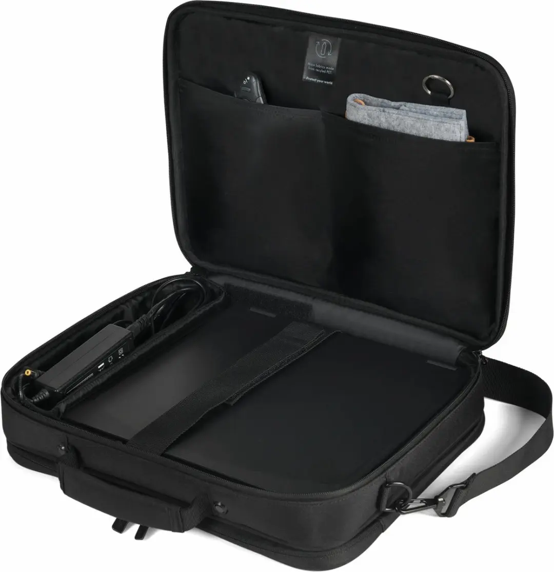 Dicota D32031-RPET Notebooktas 17,3" - Zwart