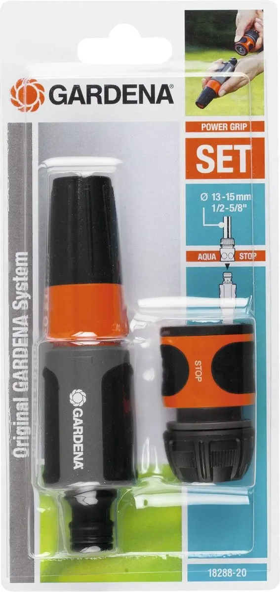 Gardena Tuinspuit 13mm met Waterstop