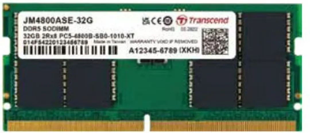 Transcend JetMemory JM4800ASE-16G DDR5 Geheugen 16GB