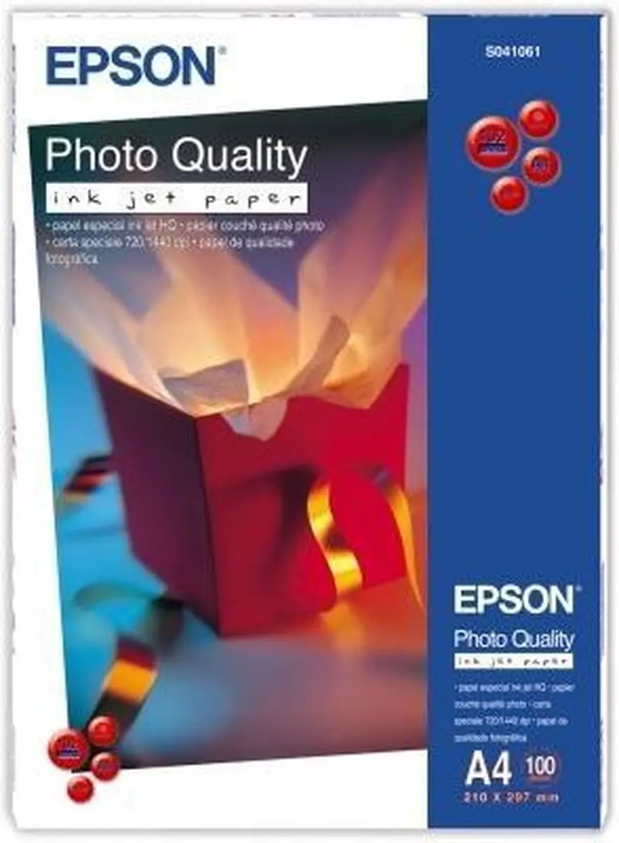 Epson Fotopapier A4 Wit - 26 Vel