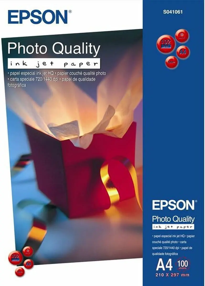 Epson Fotopapier A4 Wit - 26 Vel