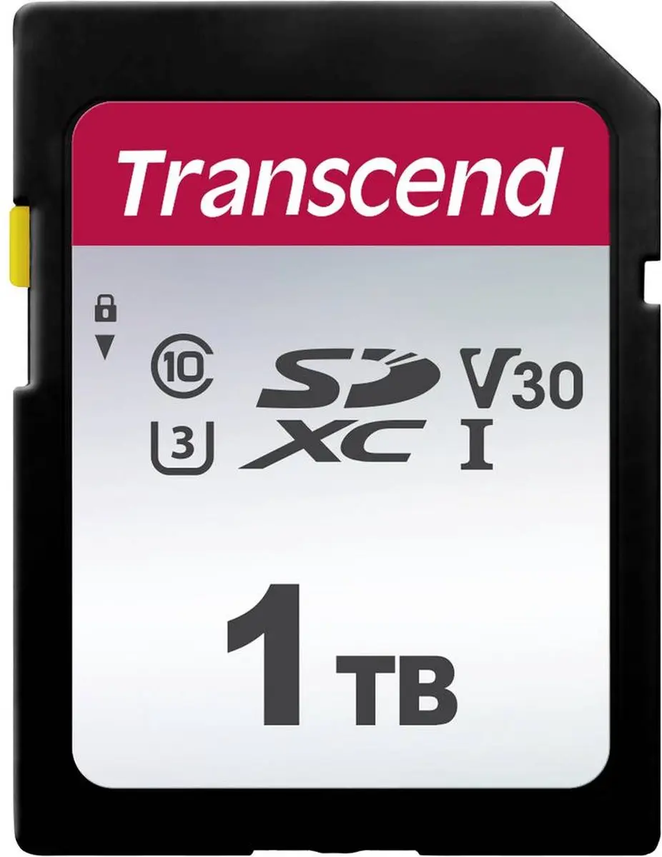 Transcend TS1TSDC300S SDHC-kaart 1TB - UHS-I Class 10