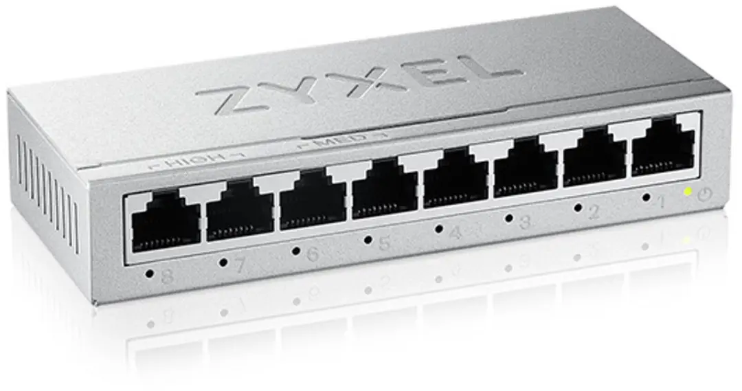 Zyxel GS-108BV5-EU0101F Unmanaged Switch - 8x Gigabit Ethernet