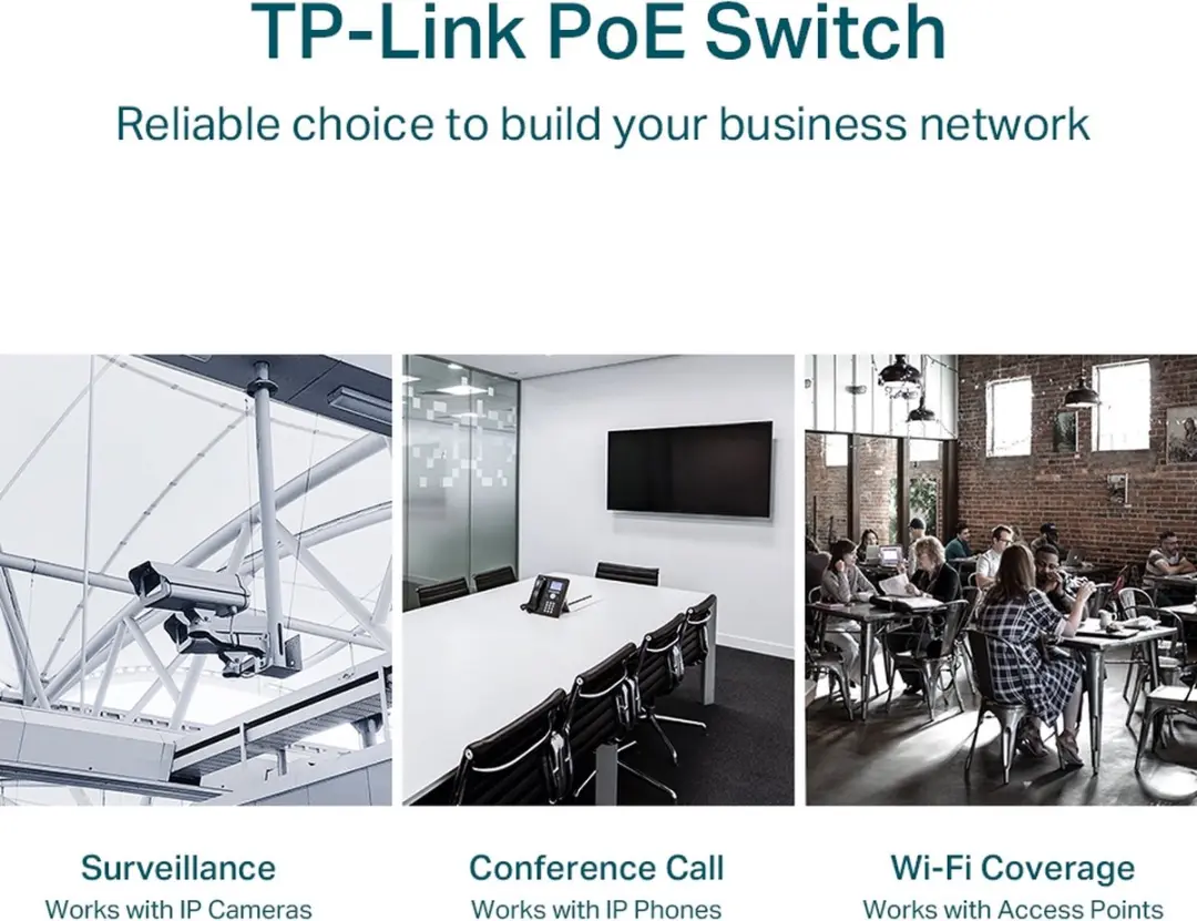 TP-Link TL-SG1428PE 28-poorts Managed Switch - 24x PoE - Wit