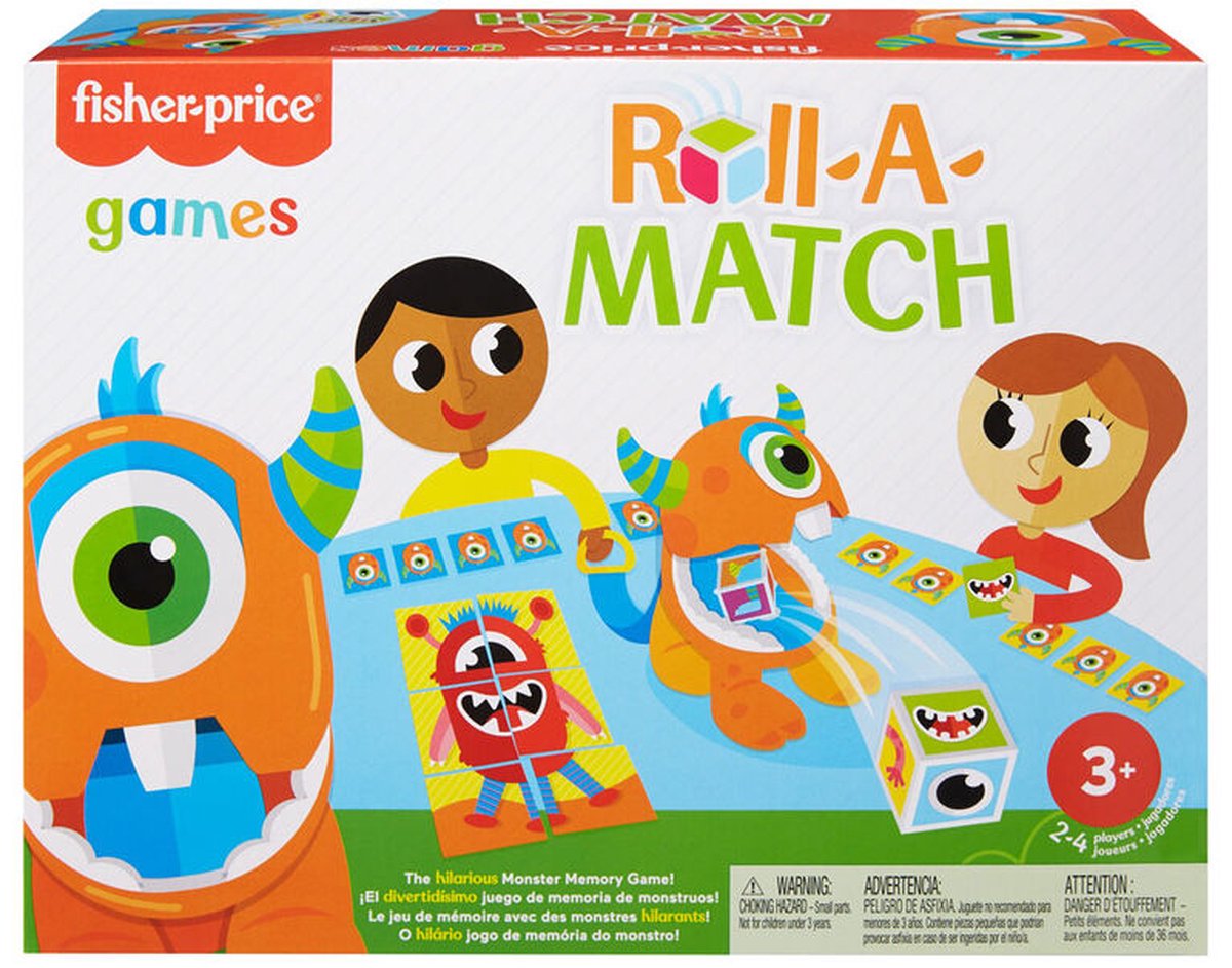 Fisher-Price Roll-a-Match - kleurrijke patronen