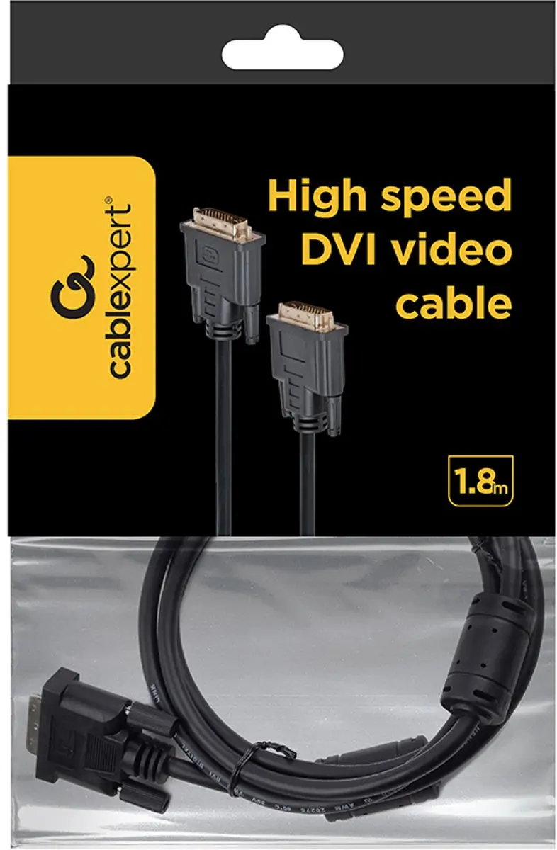 Cablexpert CC-DVI2-BK-6 DVI Dual Link Kabel - Zwart