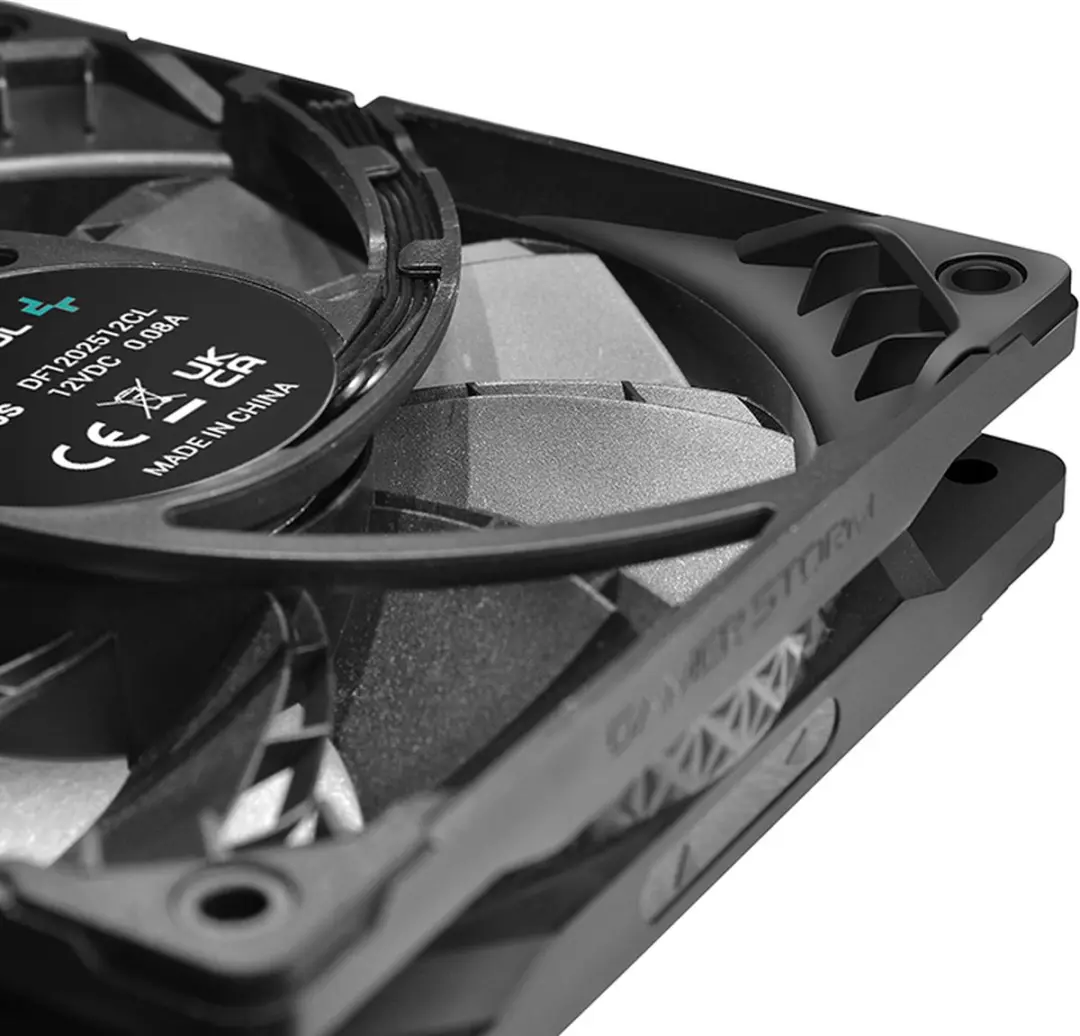 DeepCool TF120S 120mm Ventilator - Hydro Lagering - Zwart