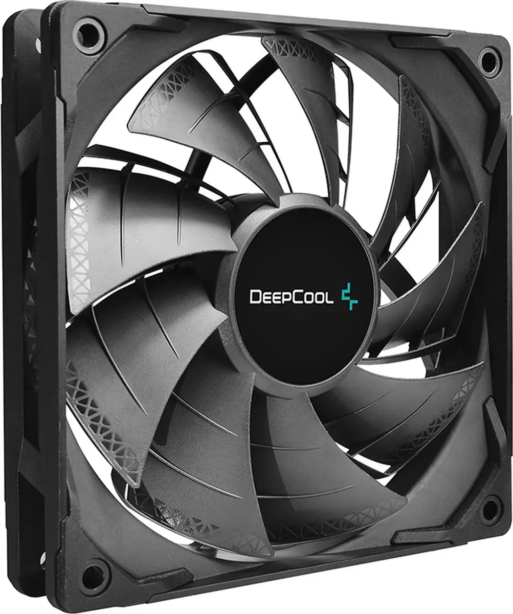 DeepCool TF120S 120mm Ventilator - Hydro Lagering - Zwart