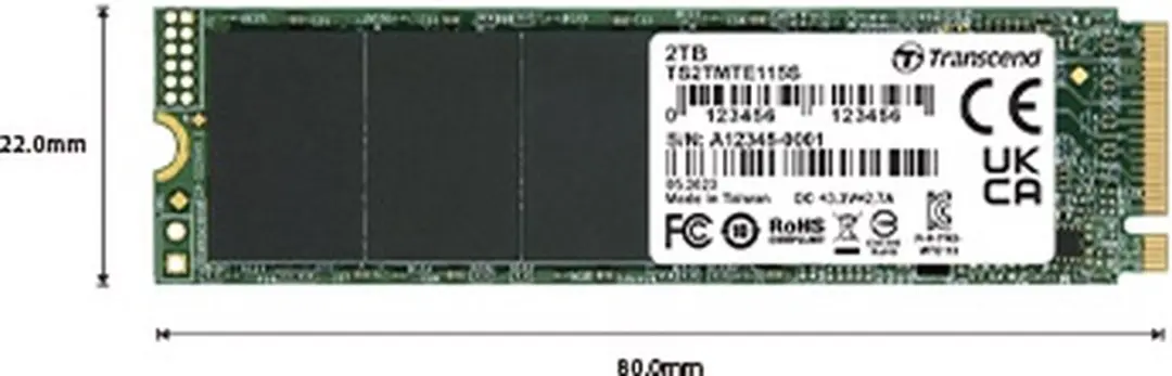 Transcend 115S M.2 2TB - TS2TMTE115S
