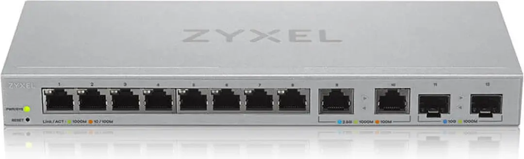 Zyxel XGS1210-12 V2 Managed Switch - 8-Ports 66Gbps - Grijs - afbeelding 6 van 6