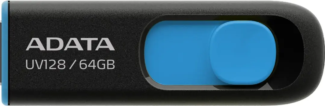 USB UV128 AUV128-64G-RBE 64GB - Zwart/Blauw